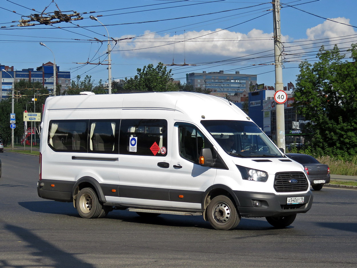 Удмуртия, Ford Transit FBD [RUS] (Z6F.ESG.) № А 540 ЕТ 18
