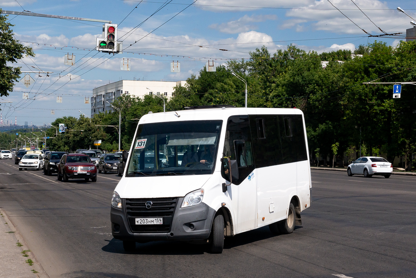 Башкортостан, ГАЗ-A64R42 Next № К 203 НМ 159