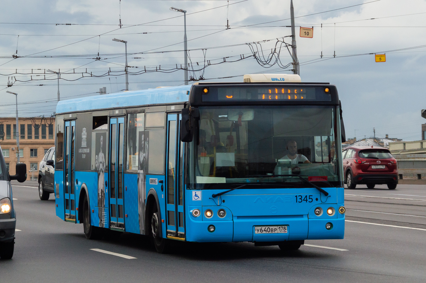 Санкт-Петербург, ЛиАЗ-5292.60 № 1345