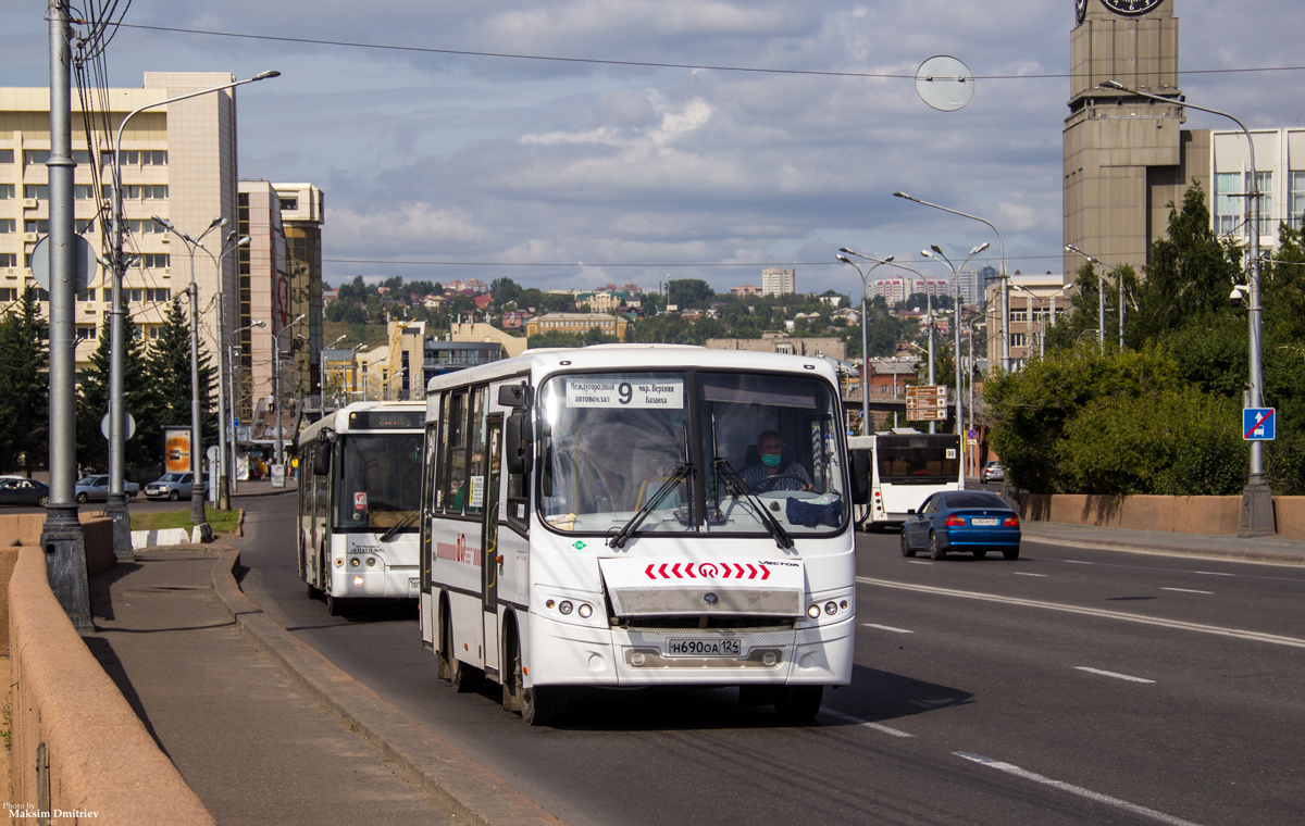Красноярский край, ПАЗ-320302-22 "Вектор" № Н 690 ОА 124