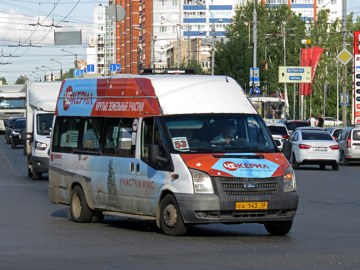 Удмуртия, Промтех-224326 (Ford Transit) № СА 143 18