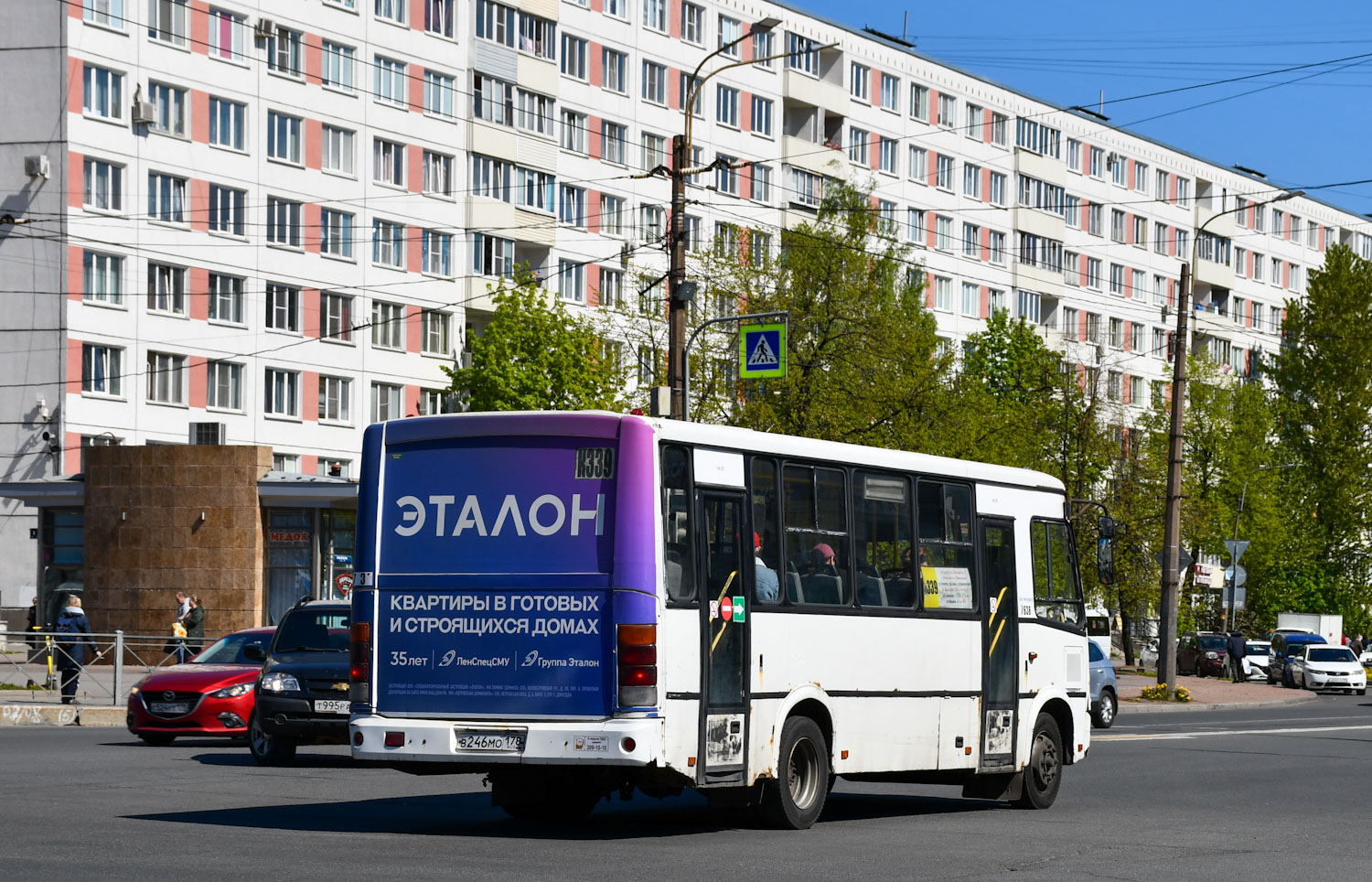 Санкт-Петербург, ПАЗ-320412-05 № 7636