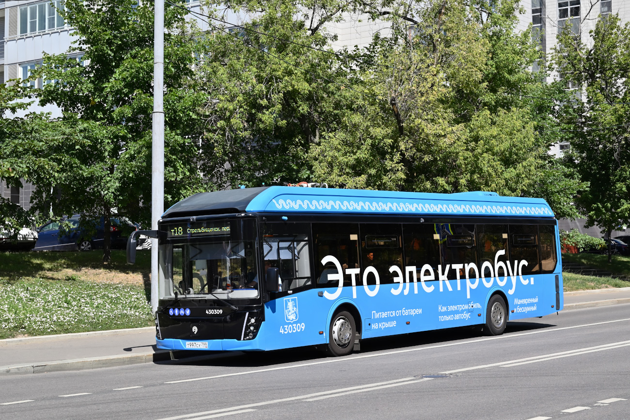 Москва, ЛиАЗ-6274 № 430309