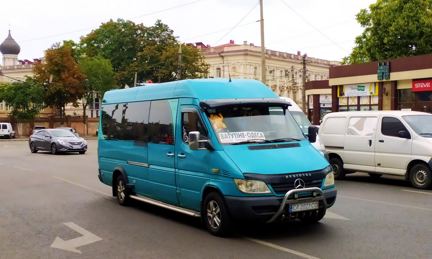 Черкасская область, Mercedes-Benz Sprinter W903 316CDI № CA 2022 CO