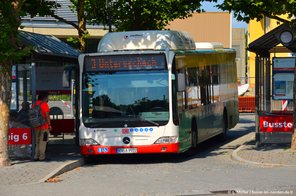 Баден-Вюртемберг, Mercedes-Benz O530 Citaro CNG № 9222