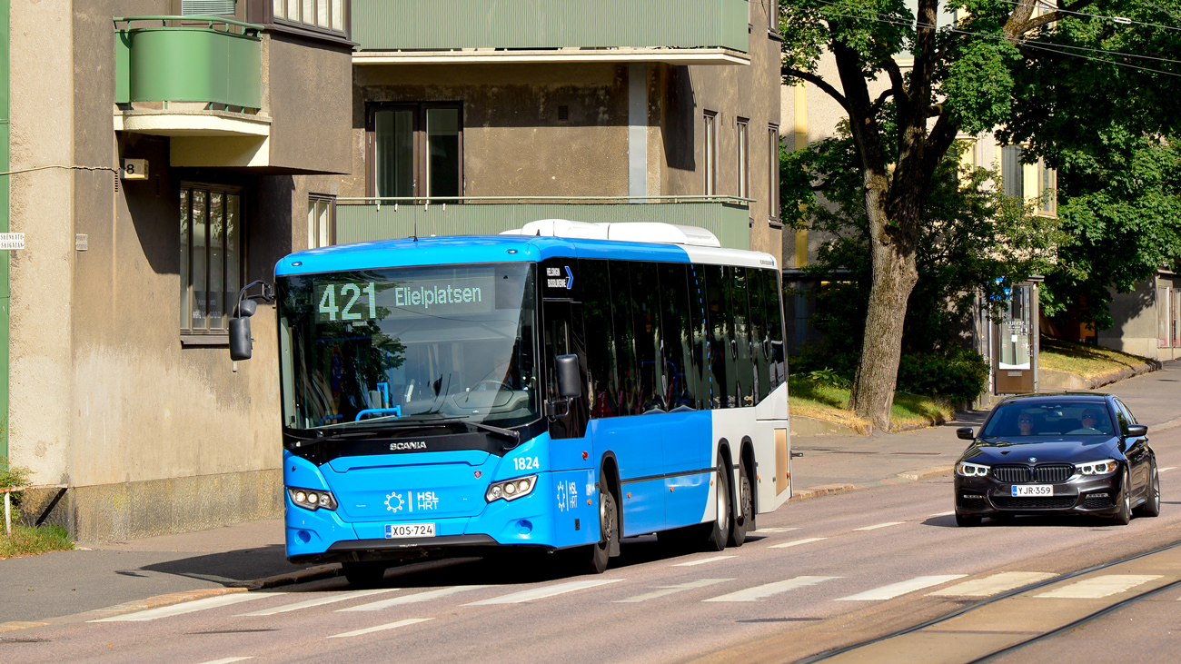 Финляндия, Scania Citywide LE Suburban № 1824