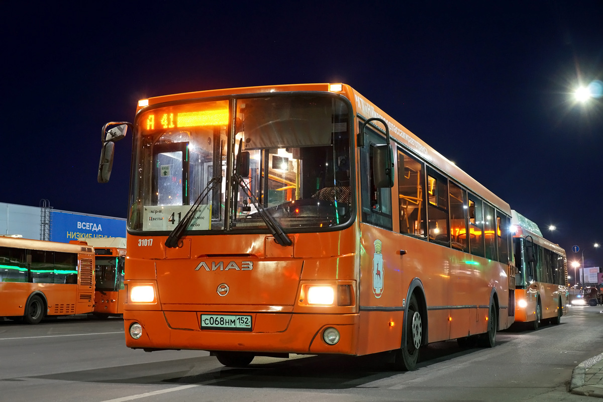 Нижегородская область, ЛиАЗ-5293.60 № 31017