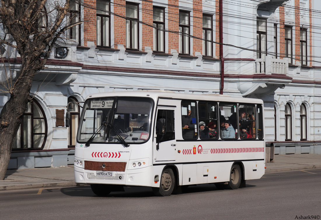 Красноярский край, ПАЗ-320302-22 "Вектор" № Н 690 ОА 124