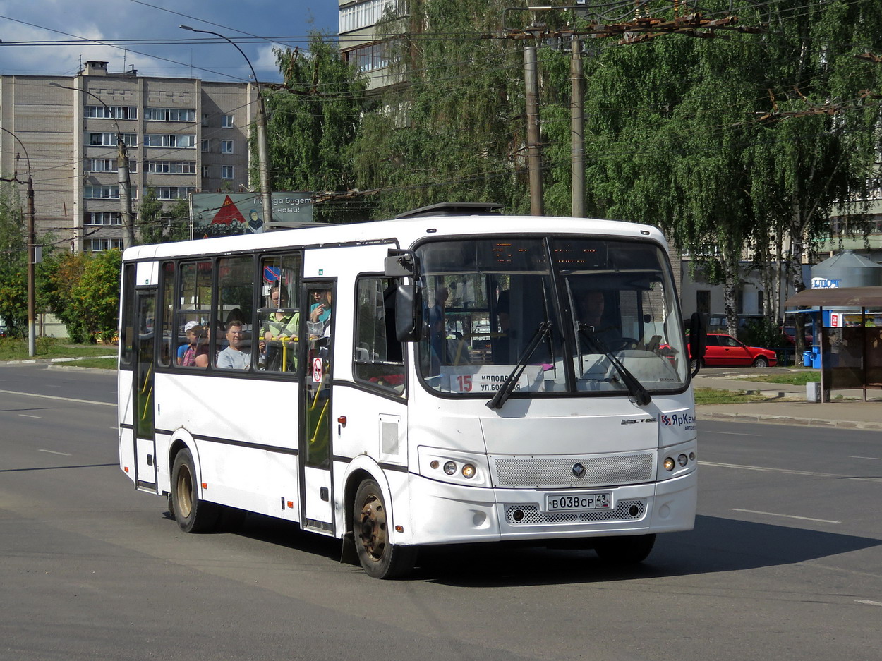 Кировская область, ПАЗ-320412-04 "Вектор" № В 038 СР 43