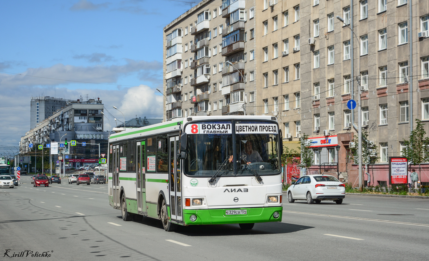 Новосибирская область, ЛиАЗ-5256.60 № Е 329 СВ 154