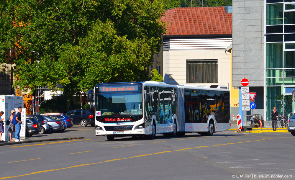 Нижняя Саксония, MAN 19C Lion's City 19 NG360 EfficientHybrid № M-AN 9170