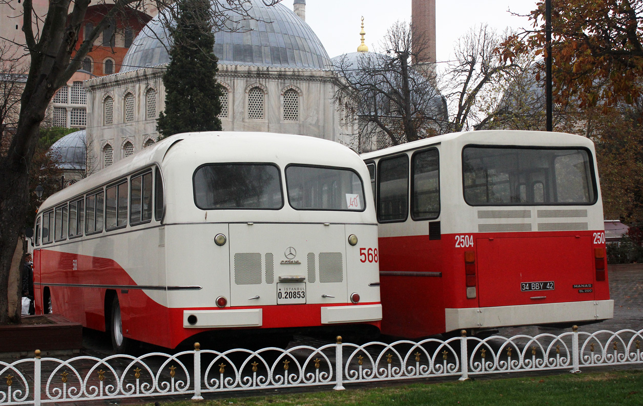 Турция, Mercedes-Benz O321HL № 568; Турция, MAN SL200 (MANAŞ) № 2504