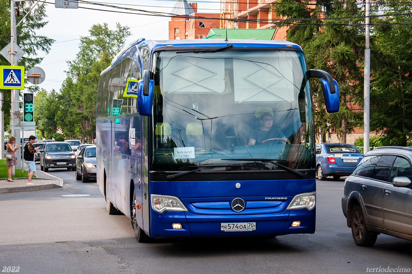 Томская область, Mercedes-Benz Travego II 15RHD № Н 574 ОА 70
