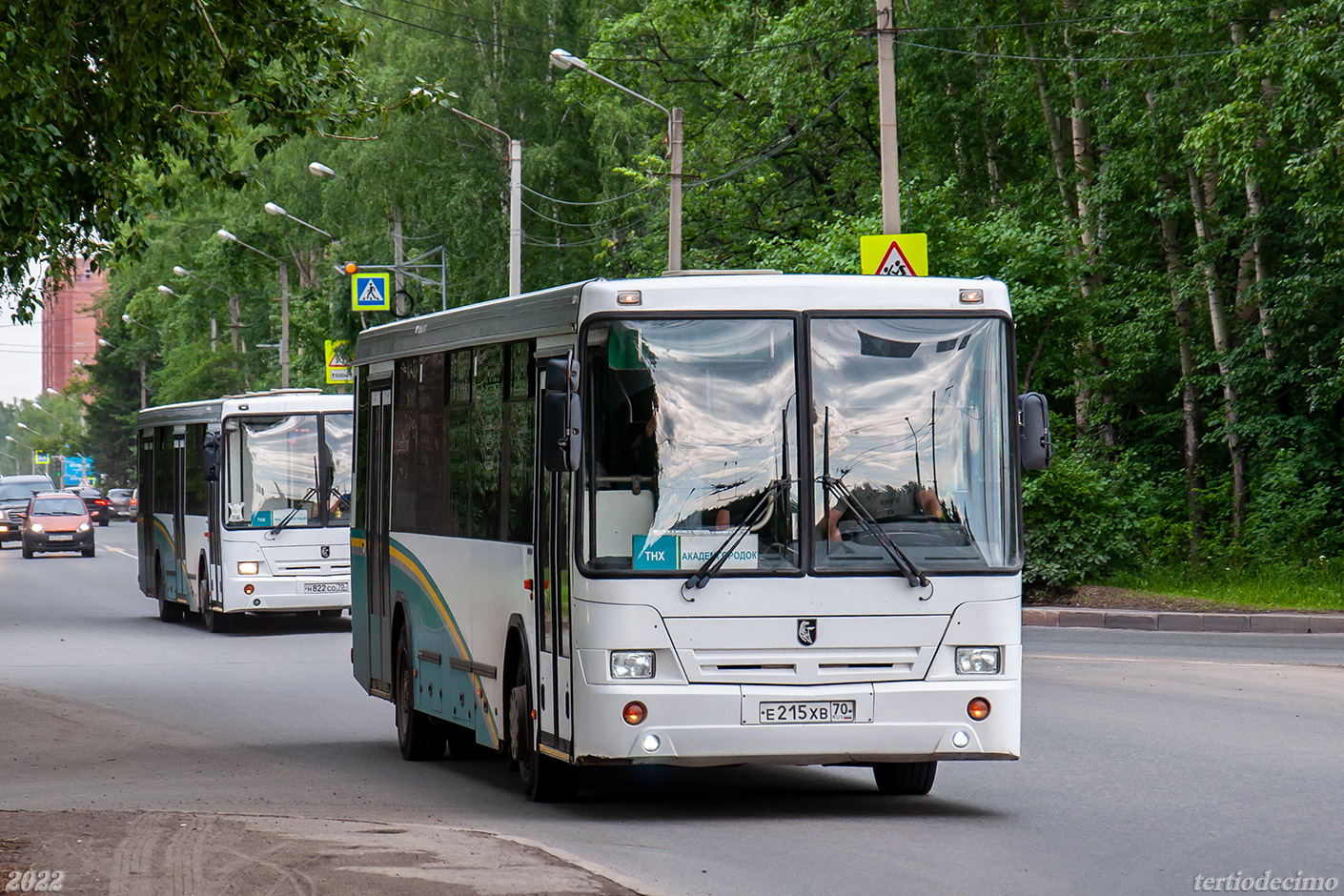 Томская область, НефАЗ-5299-11-32 № Е 215 ХВ 70