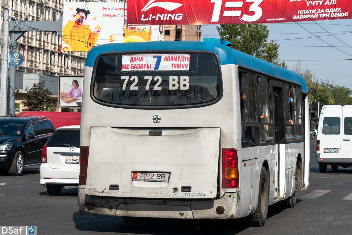 Кыргызстан, Yaxing JS6851H1 № 7272 BB