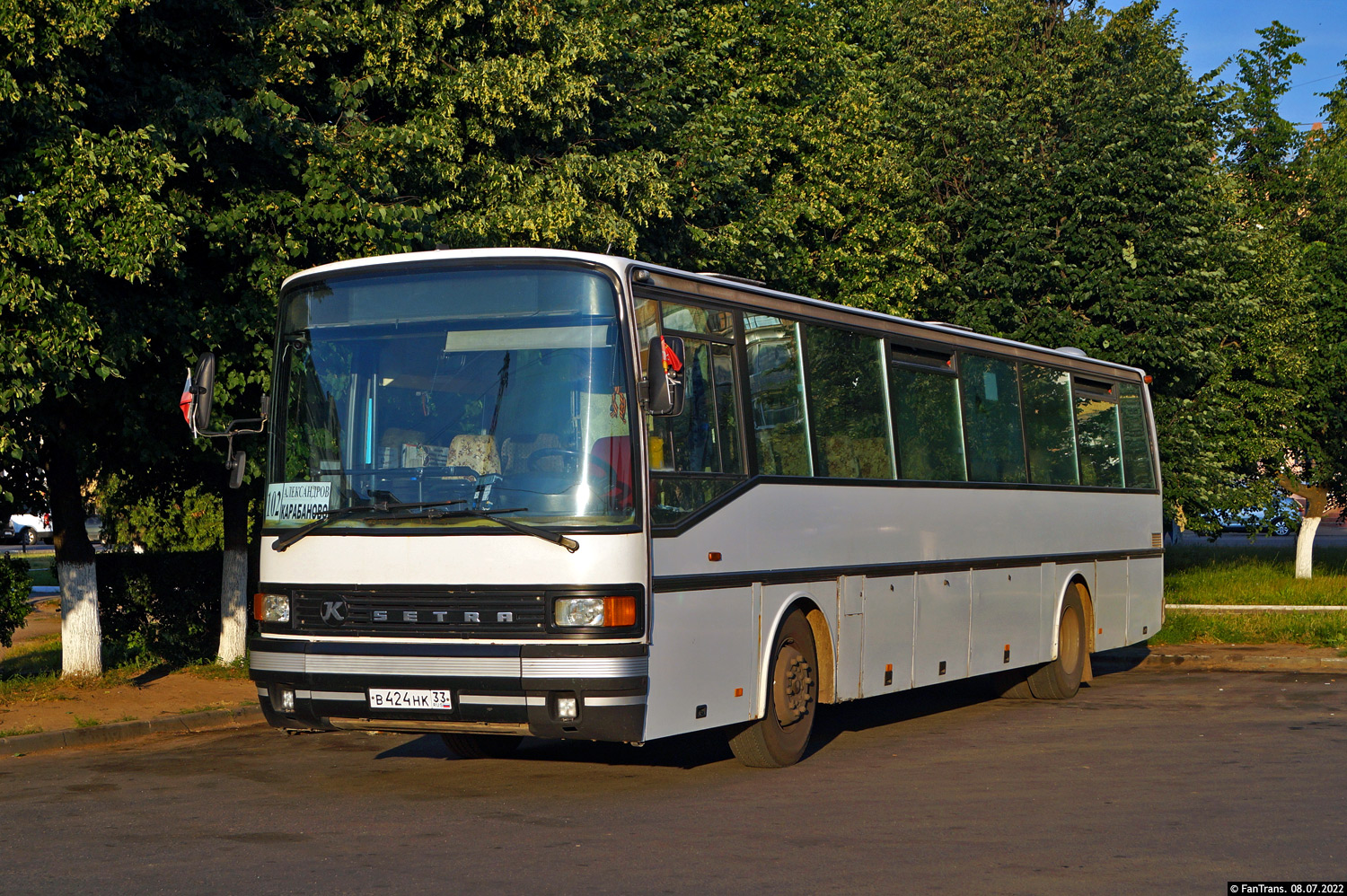 Владимирская область, Setra S215UL № В 424 НК 33