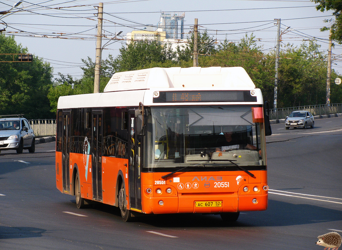 Нижегородская область, ЛиАЗ-5292.67 (CNG) № 20551