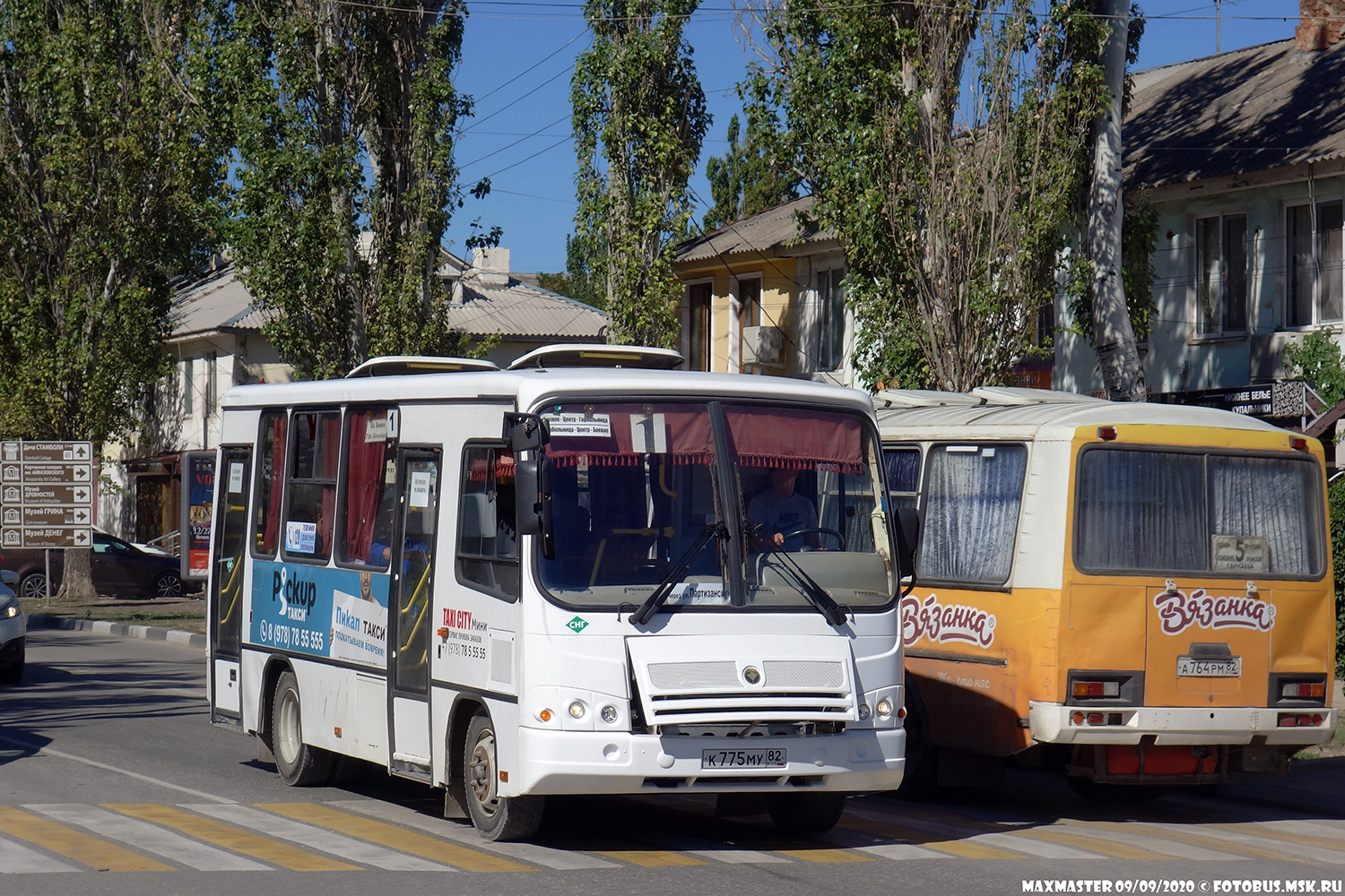 Республика Крым, ПАЗ-320302-08 № К 775 МУ 82