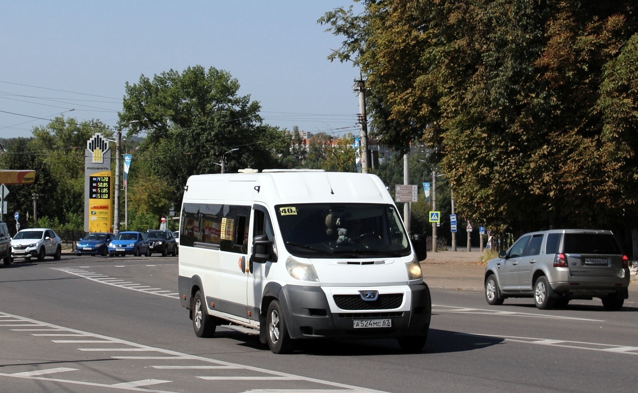 Смоленская область, Нижегородец-2227SK (Peugeot Boxer) № А 524 МС 67