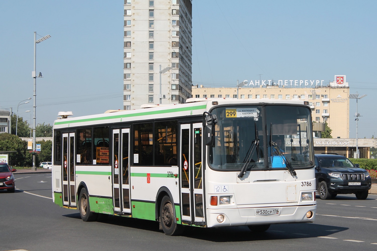 Sankt Petersburg, LiAZ-5293.60 Nr. 3786