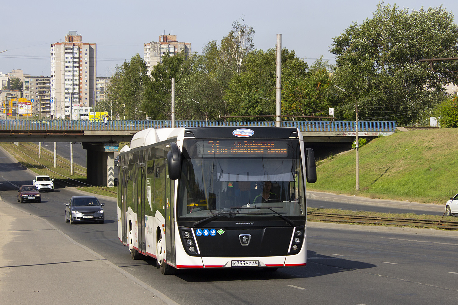 Вологодская область, НефАЗ-5299-40-57 (CNG) № К 755 УС 35