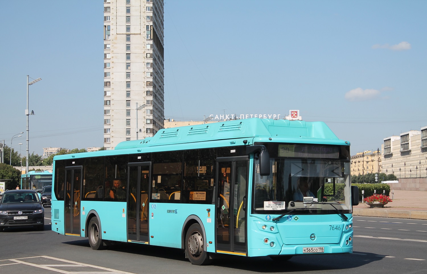 Санкт-Петербург, ЛиАЗ-5292.67 (CNG) № 7646