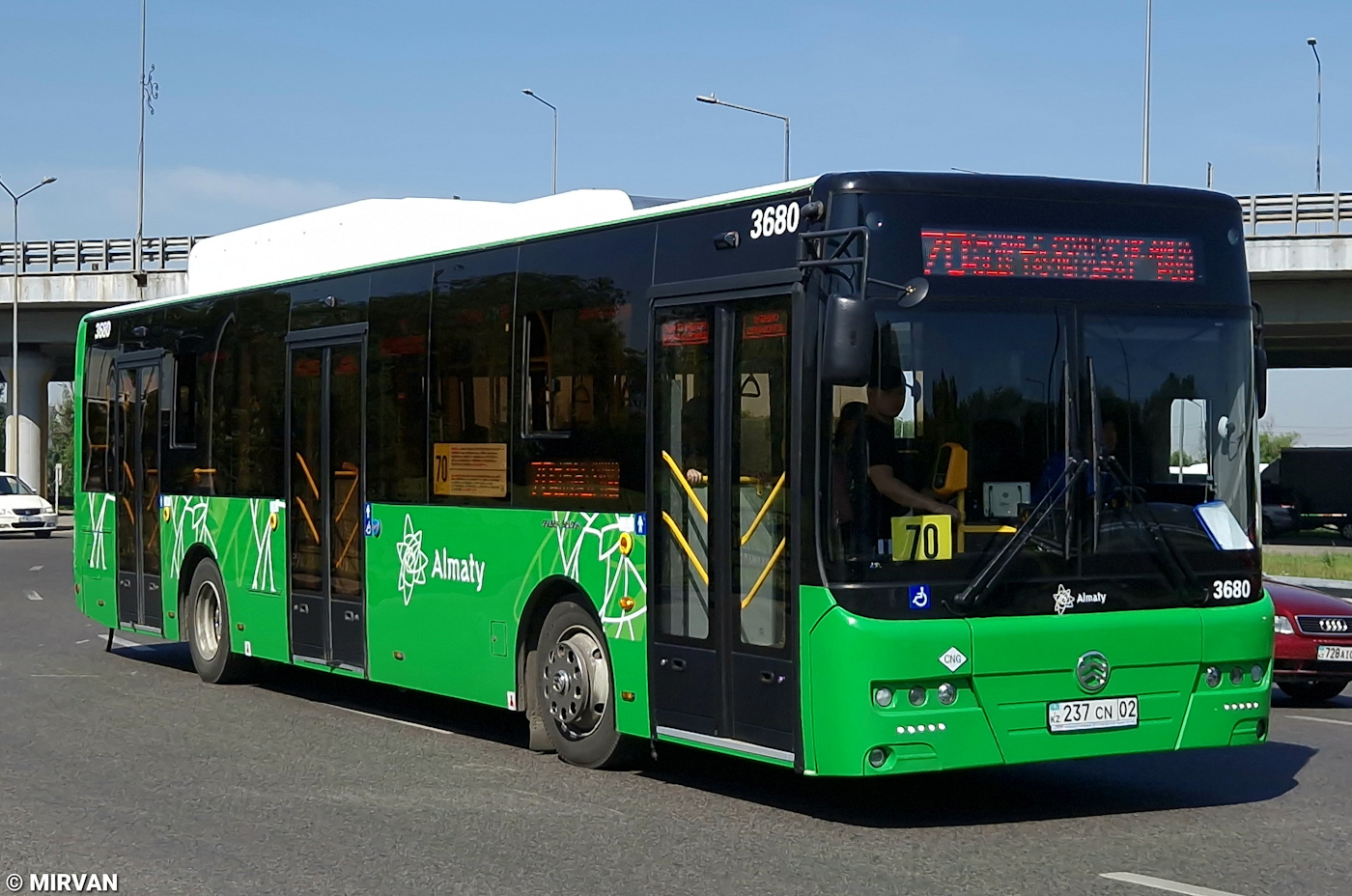 Алматы, Golden Dragon XML6125CN (Hyundai Trans Auto) № 3680