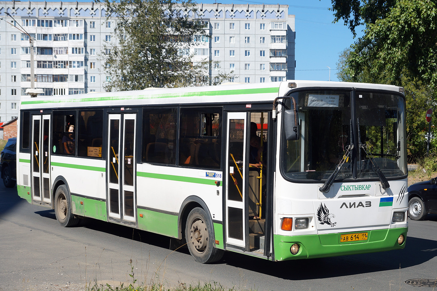 Коми, ЛиАЗ-5256.54 № АВ 614 11