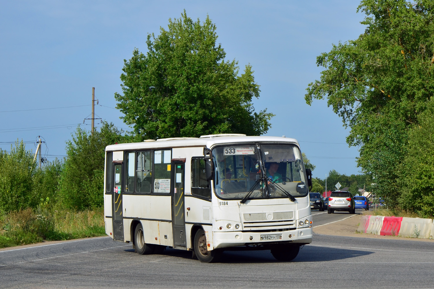 Ленинградская область, ПАЗ-320402-05 № 9184
