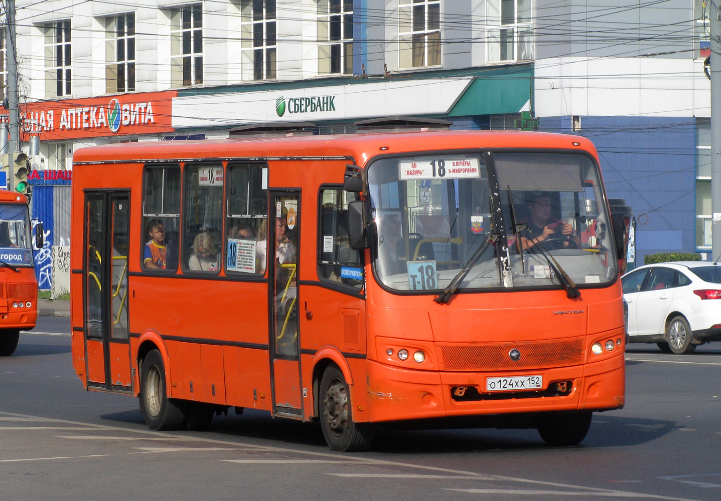 Нижегородская область, ПАЗ-320414-05 "Вектор" № О 124 ХХ 152