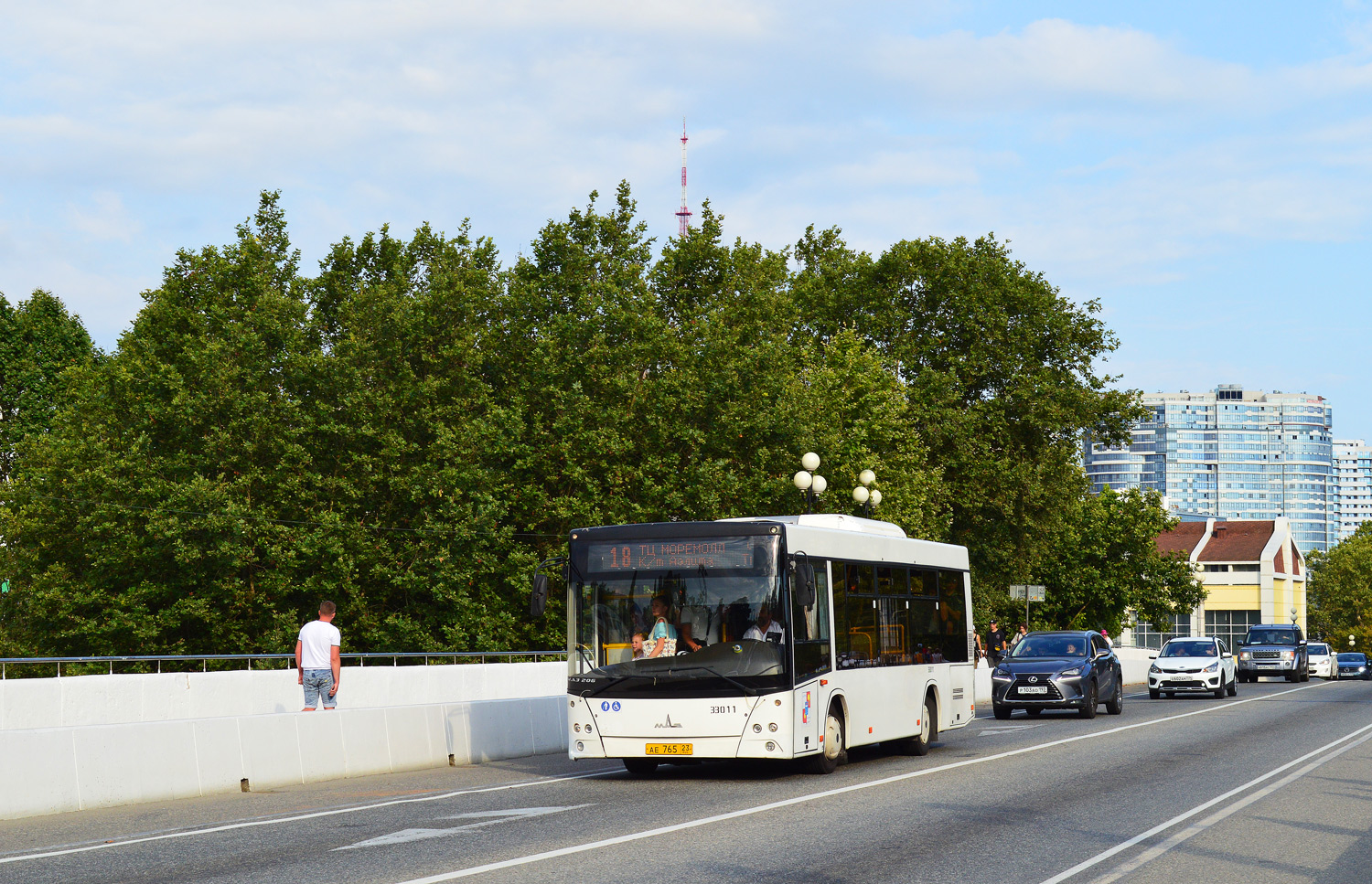 Краснодарский край, МАЗ-206.086 № 33011