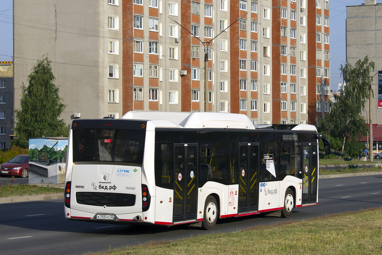 Вологодская область, НефАЗ-5299-40-57 (CNG) № К 755 УС 35