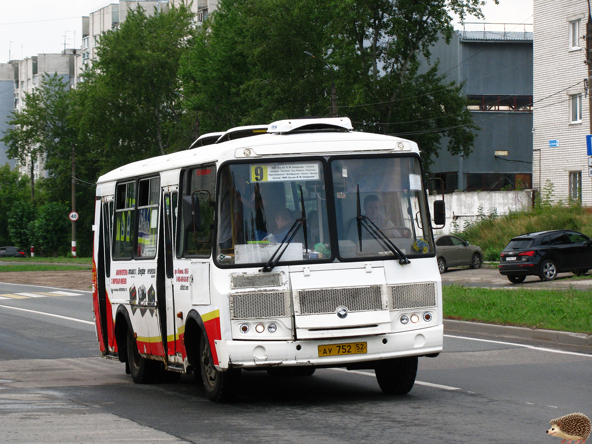 Нижегородская область, ПАЗ-32054 № АУ 752 52