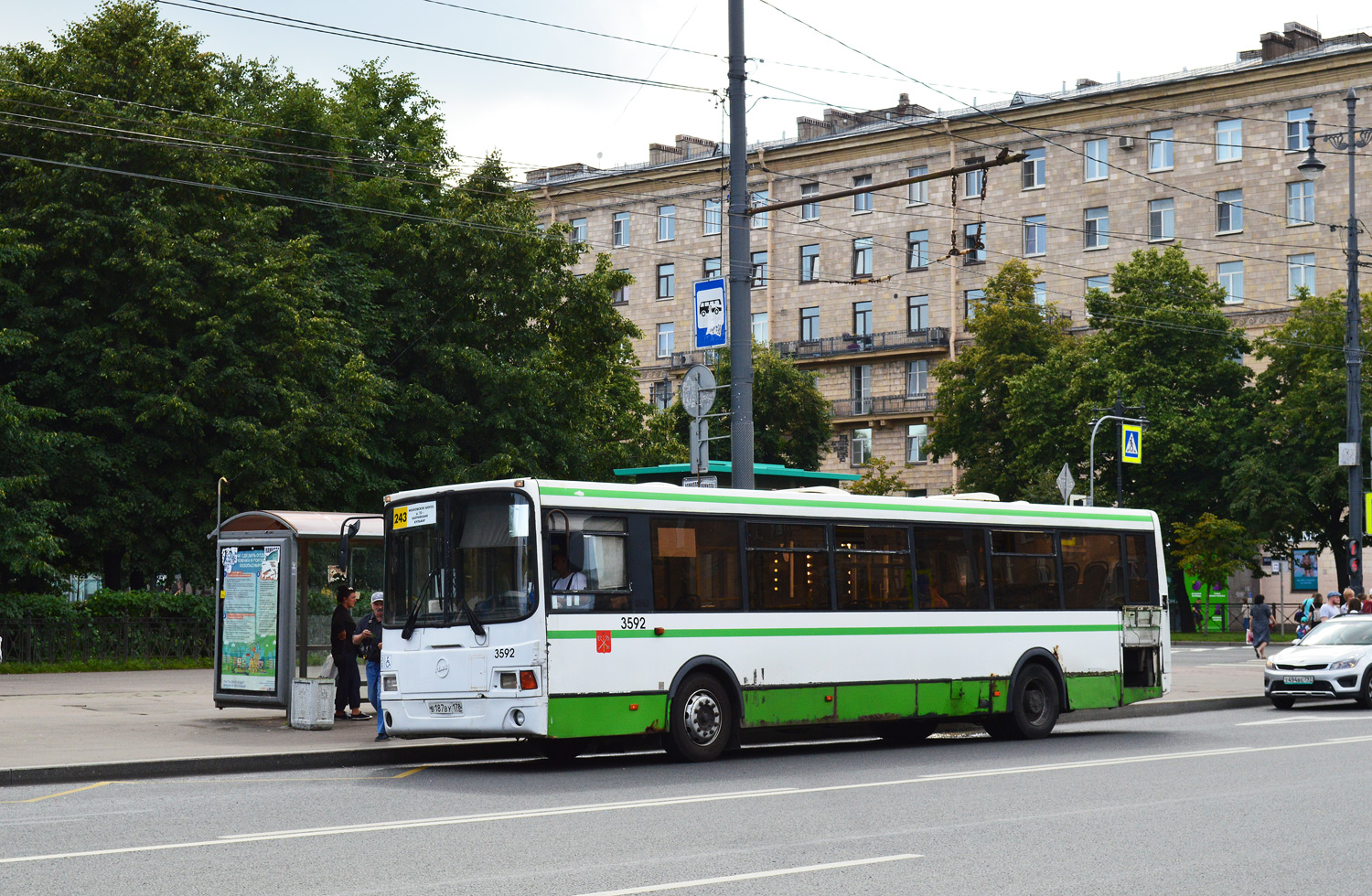 Санкт-Петербург, ЛиАЗ-5293.53 № 3592