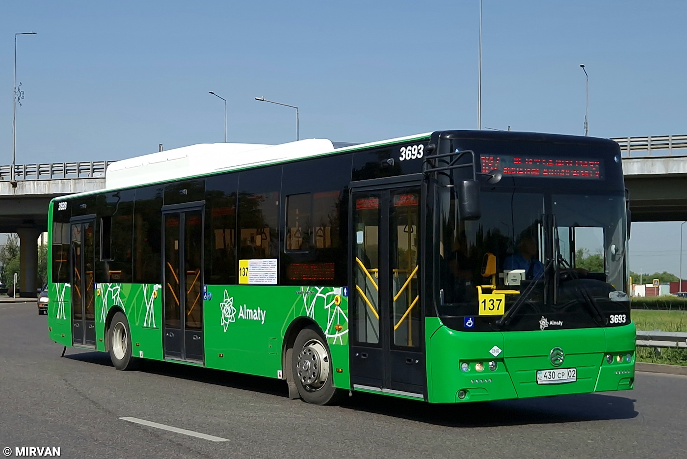 Алматы, Golden Dragon XML6125CN (Hyundai Trans Auto) № 3693