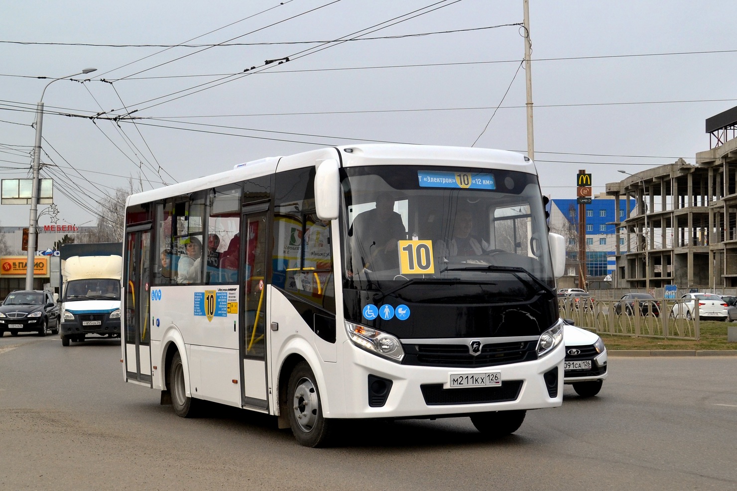 Ставропольский край, ПАЗ-320435-04 "Vector Next" № М 211 КХ 126