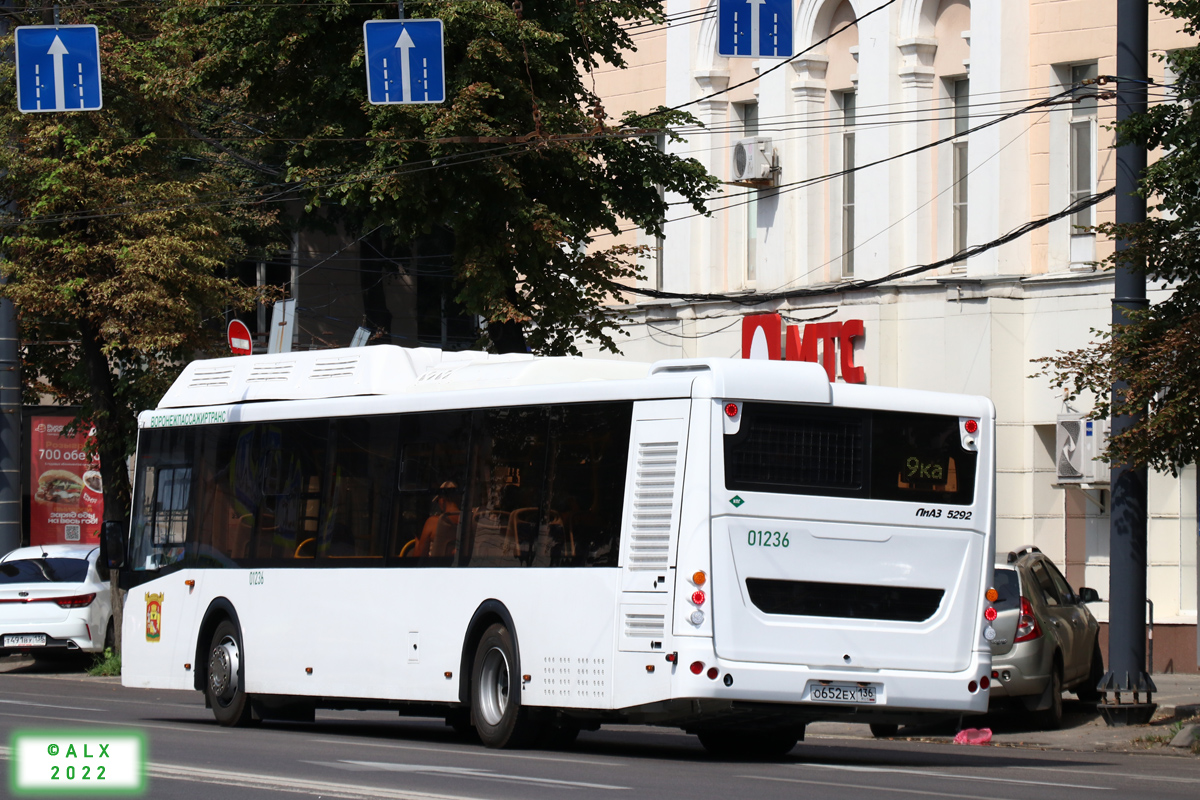 Воронежская область, ЛиАЗ-5292.67 (CNG) № 01236