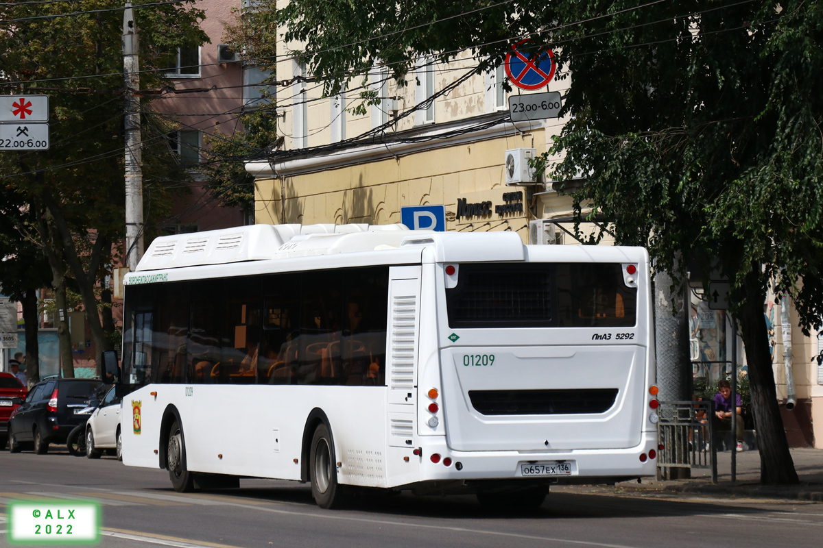 Voronezh region, LiAZ-5292.67 (CNG) # 01209