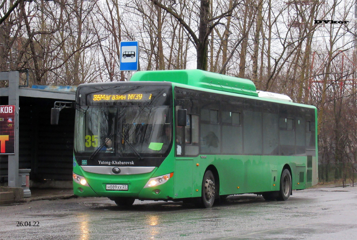 Хабаровский край, Yutong ZK6118HGA № Н 089 ХХ 27
