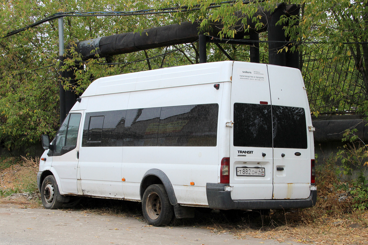 Kirov region, Sollers Bus B-BF (Ford Transit) № Т 882 ОН 43