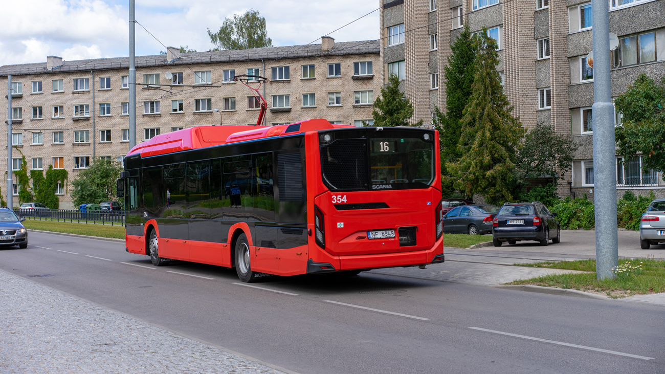 Латвия, Scania Citywide LF II 12.1 № 354