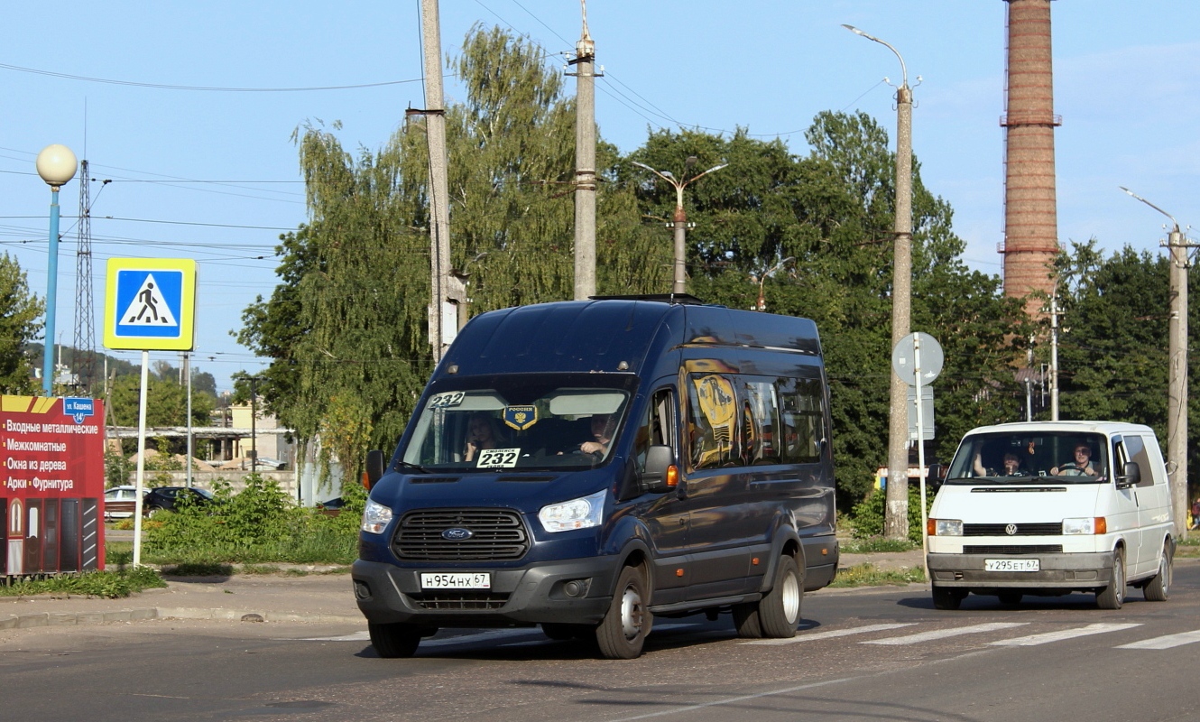 Смоленская область, Нижегородец-222709 (Ford Transit FBD) № Н 954 НХ 67 — Фото — Автобусный транспорт