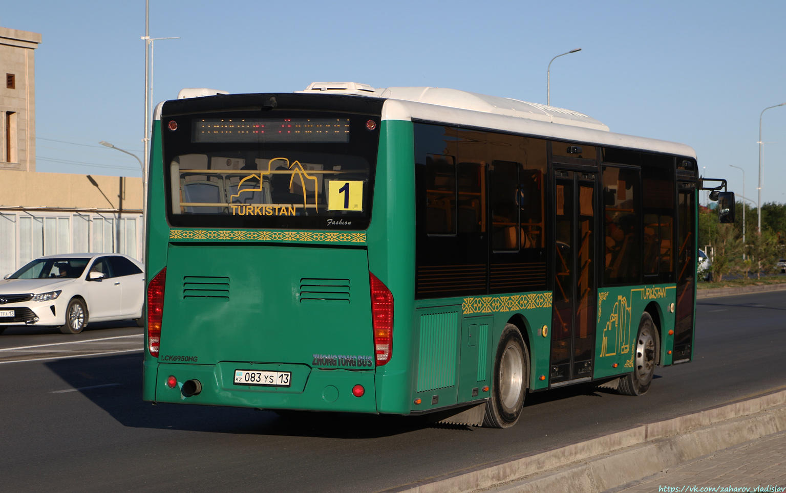 Туркестанская область, Zhong Tong LCK6950HG № 083 YS 13