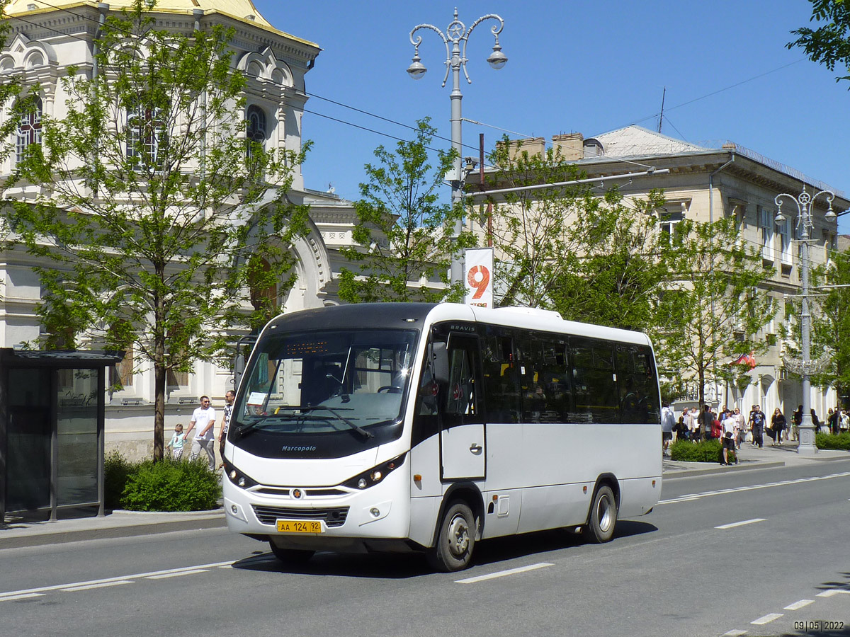 Севастополь, Marcopolo Bravis 3297-20-G5 № АА 124 92 Севастополь, Marcopolo Bravis 3297-20-G5 № АА 124 92