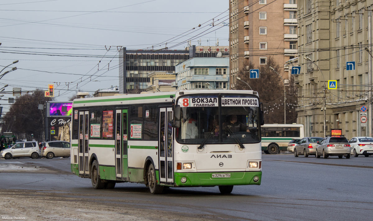 Новосибирская область, ЛиАЗ-5256.60 № Е 329 СВ 154 Новосибирская область, ЛиАЗ-5256.60 № Е 329 СВ 154