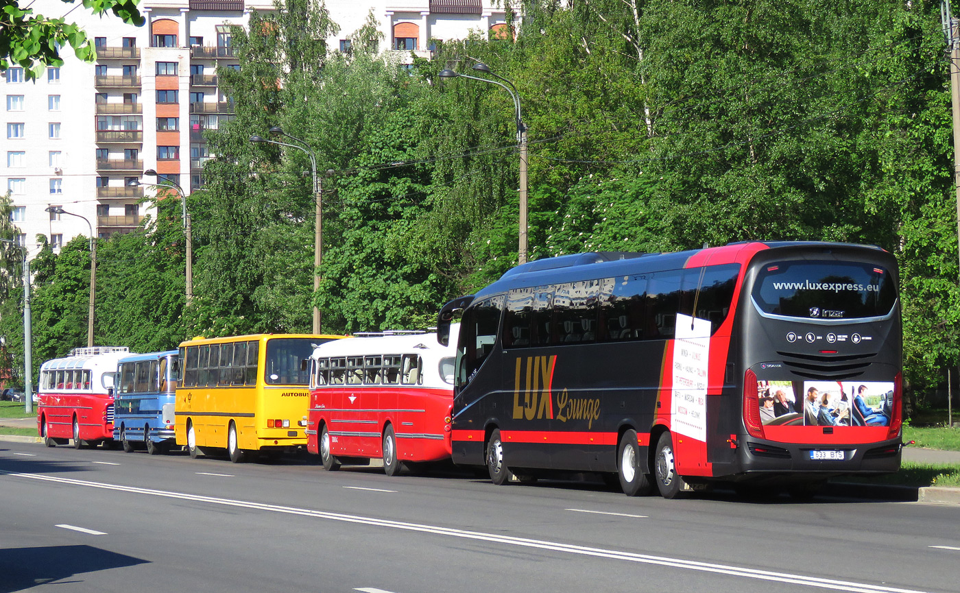 Эстония, Irizar i8 14,98-3,75 № 633 BTS; Санкт-Петербург — IV Петербургский парад ретро-транспорта 26 мая 2018 г.