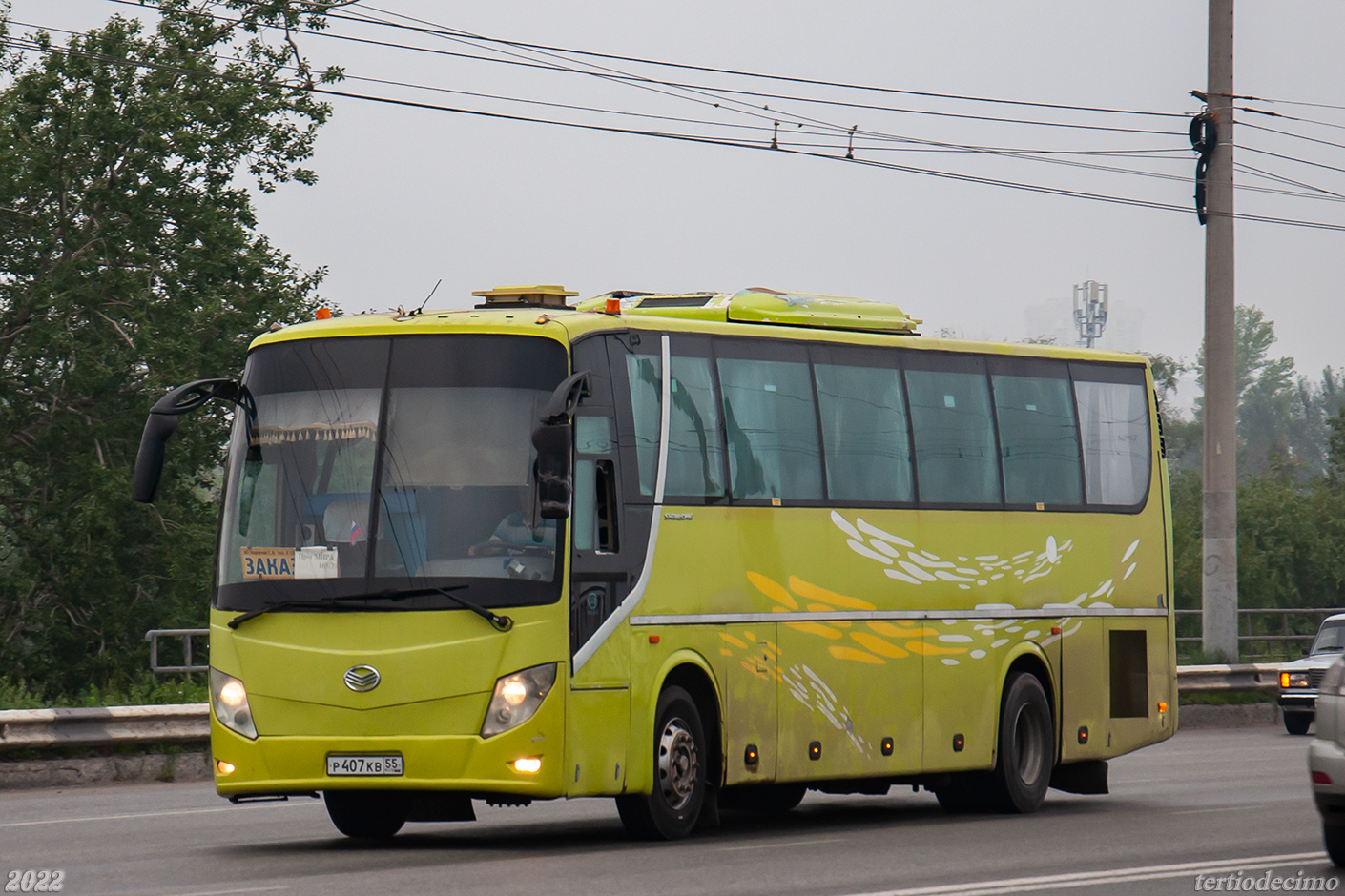 Омская область, Sunlong SLK6128F1A № Р 407 КВ 55