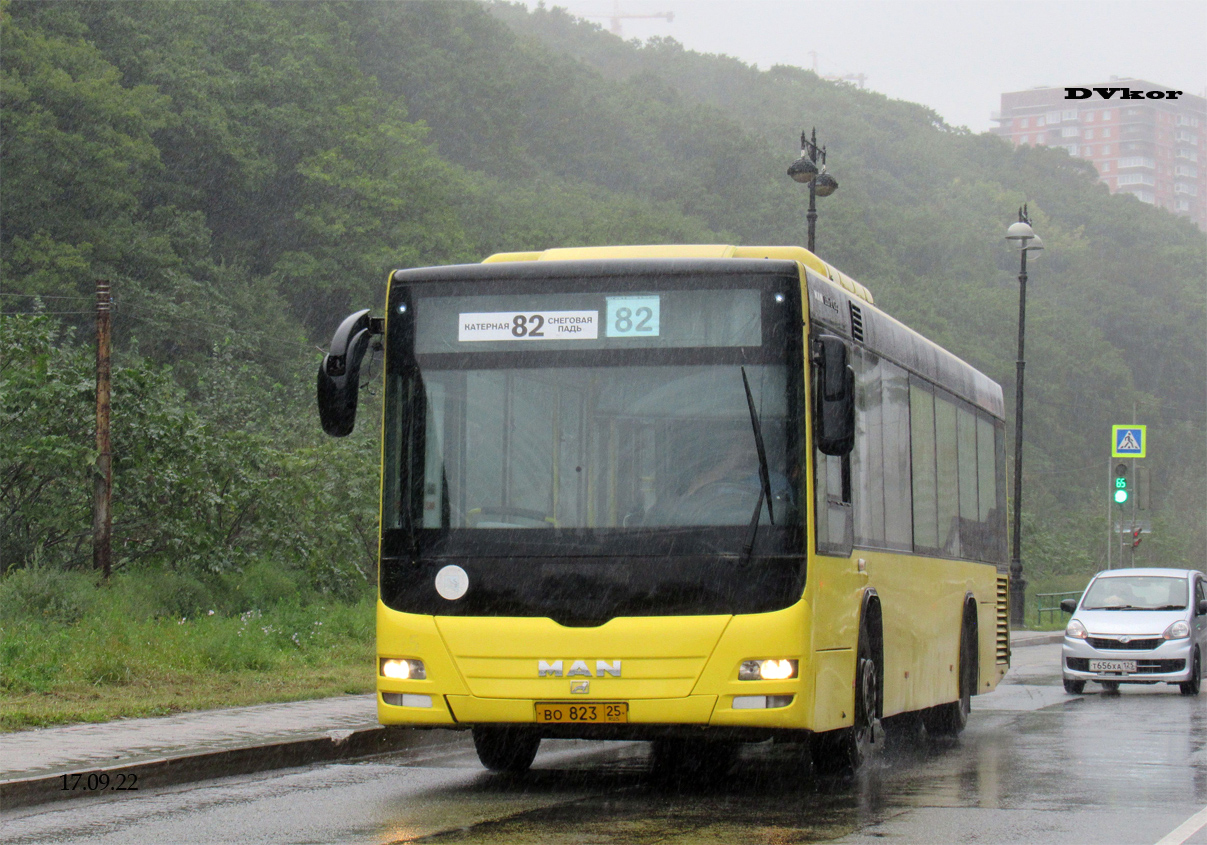 Приморский край, MAN A78 Lion's City LE EL283 № ВО 823 25
