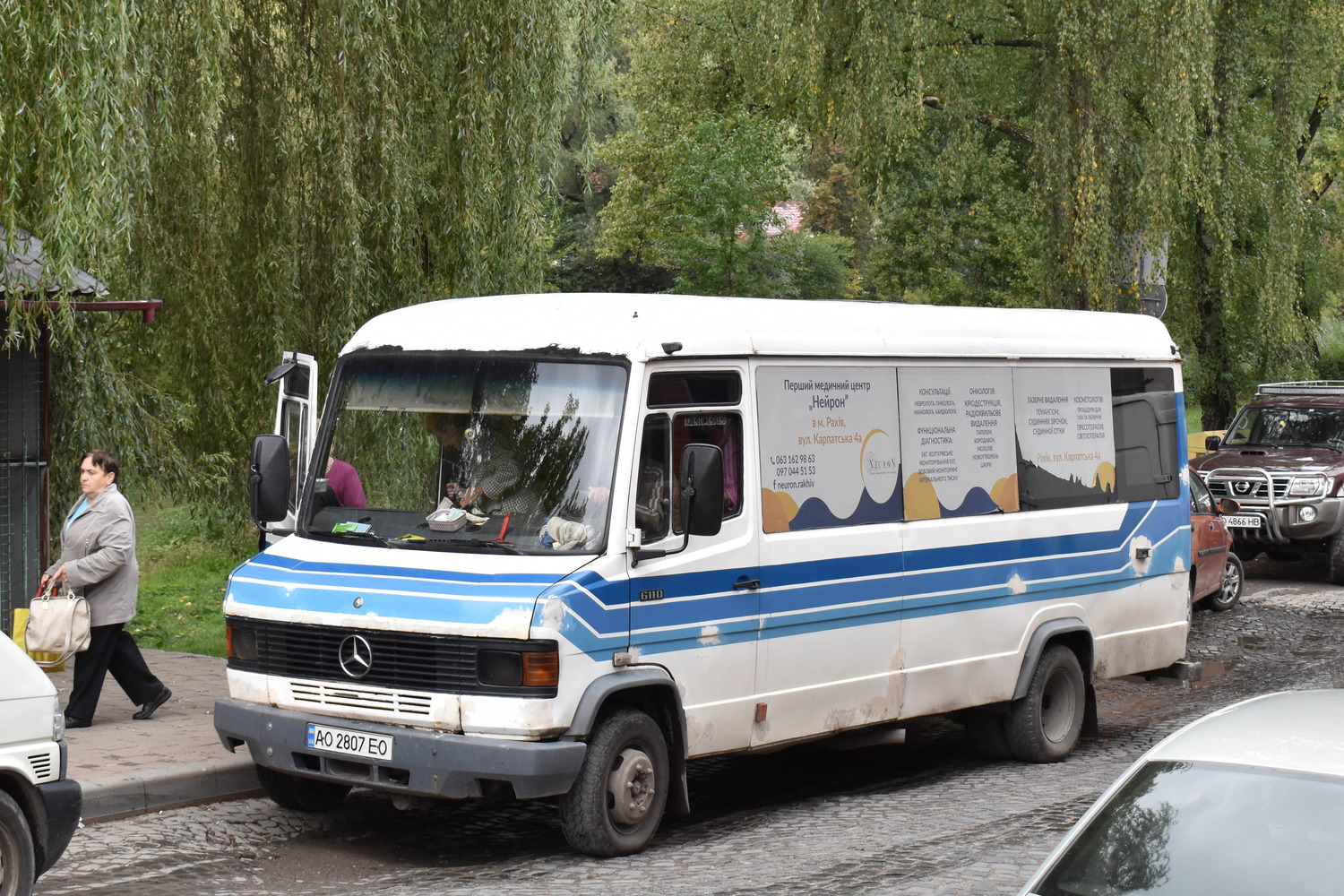 Закарпатская область, Mercedes-Benz T2 611D № AO 2807 EO