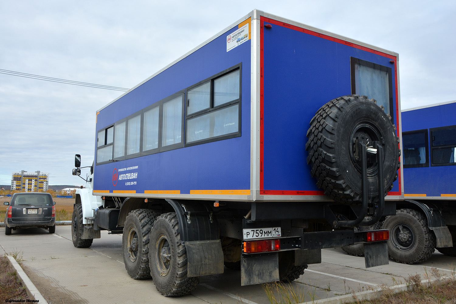 Саха (Якутия), Вахтовые автобусы № Р 759 ММ 14